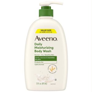 Aveeno Daily Moisturizing Body Wash – Prebiotic Oat, 33 fl oz (975 mL)